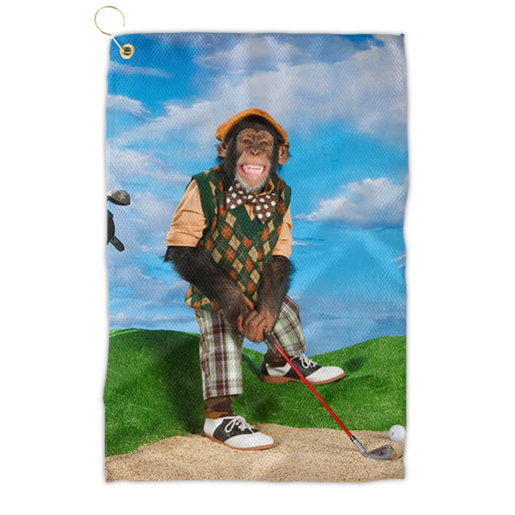 Classy Monkey Golf Towel