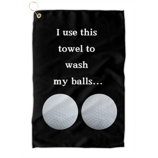 Wash Your Balls Golf Towel